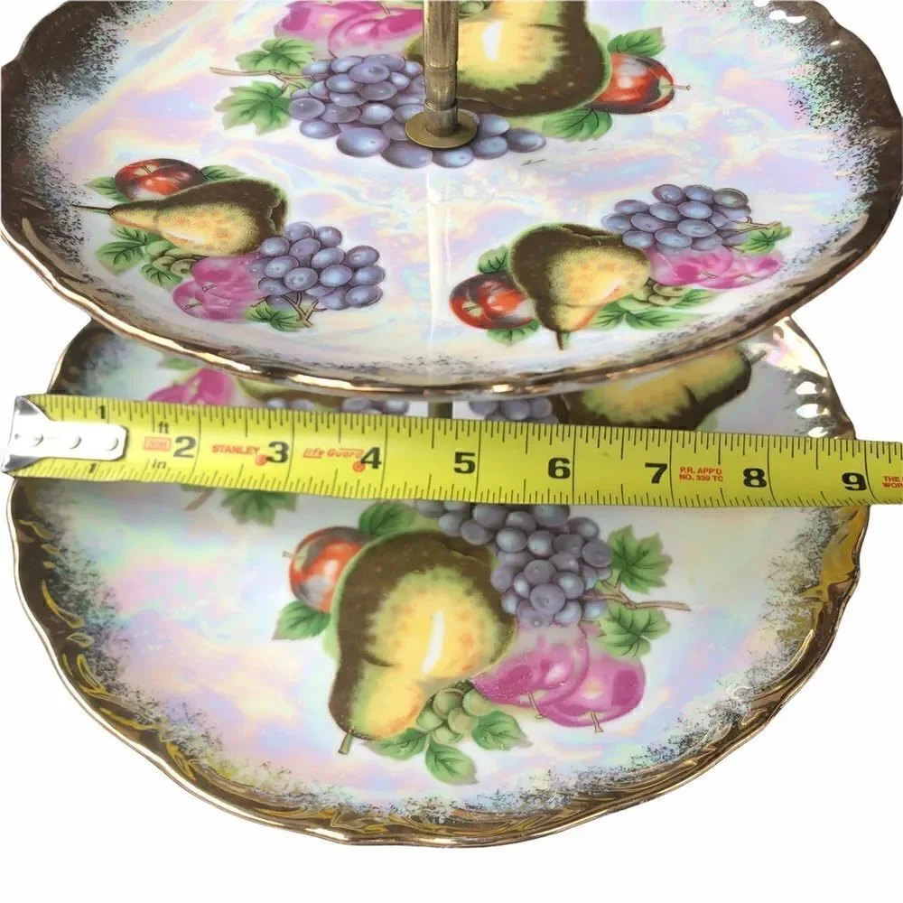 VINTAGE Tea Tier/ Dessert, Cheese Tray/ Jewelry Holder